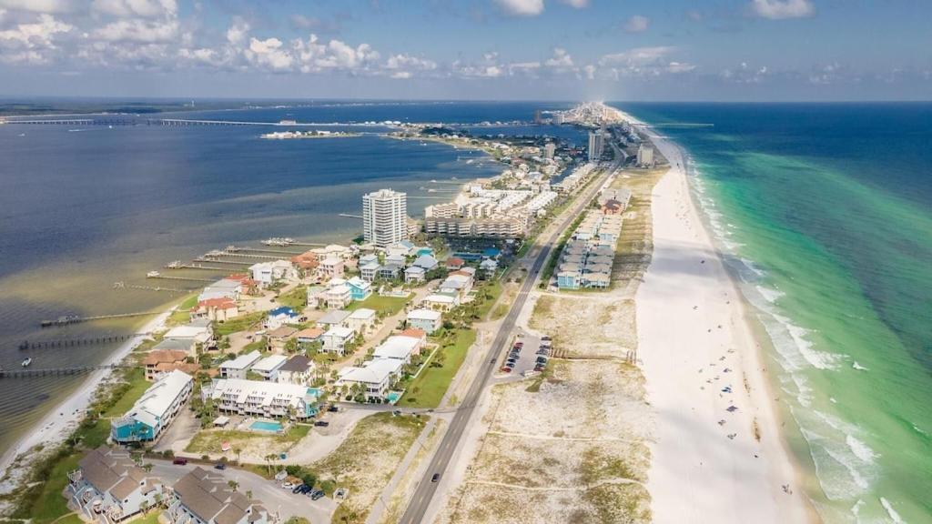 Ocean Front Penthouse Suite Panoramic Views Of Gulf,Pensacola Beach,Pier, & Bay Exterior foto