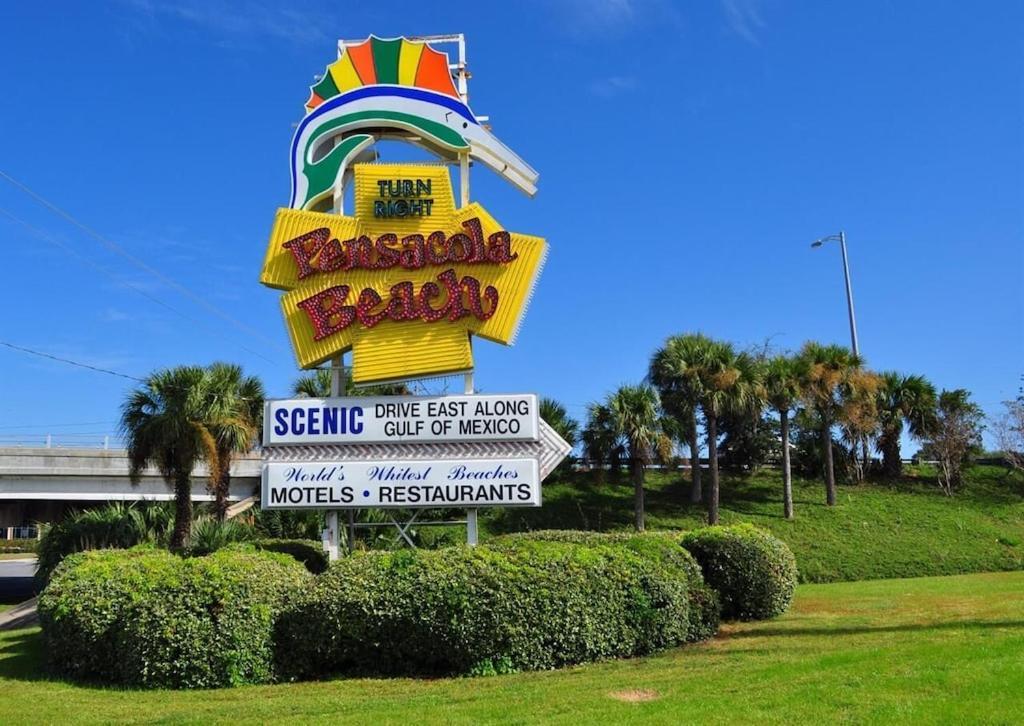 Ocean Front Penthouse Suite Panoramic Views Of Gulf,Pensacola Beach,Pier, & Bay Exterior foto